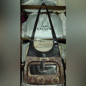 VINTAGE JACLYN SMITH SHOULDER HANDBAG PRE-LOVED